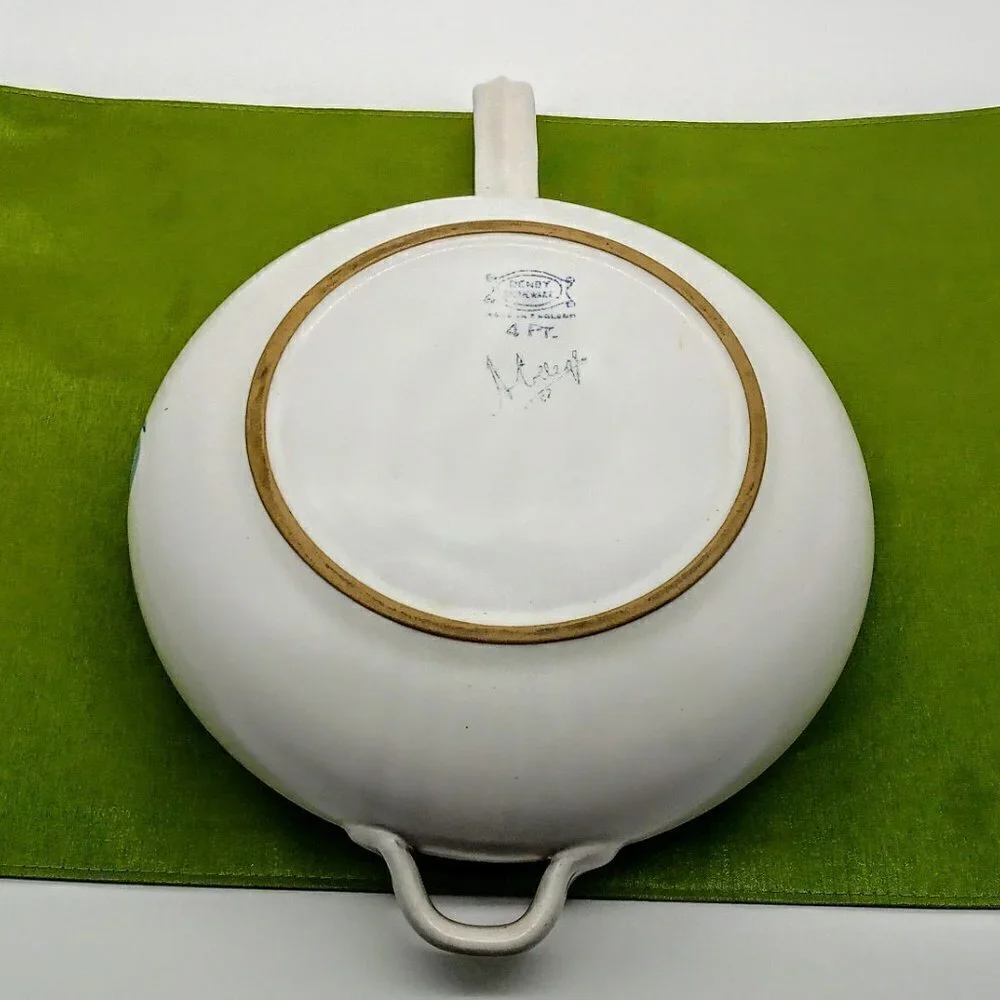 Vintage Denby Stoneware 2 Qt. Covered Casserole